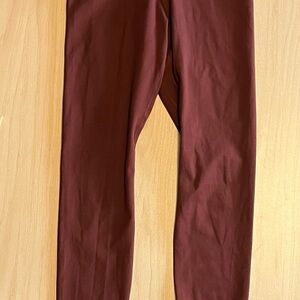 Nike Dry-Fit Burgundy Leggings Sz Small